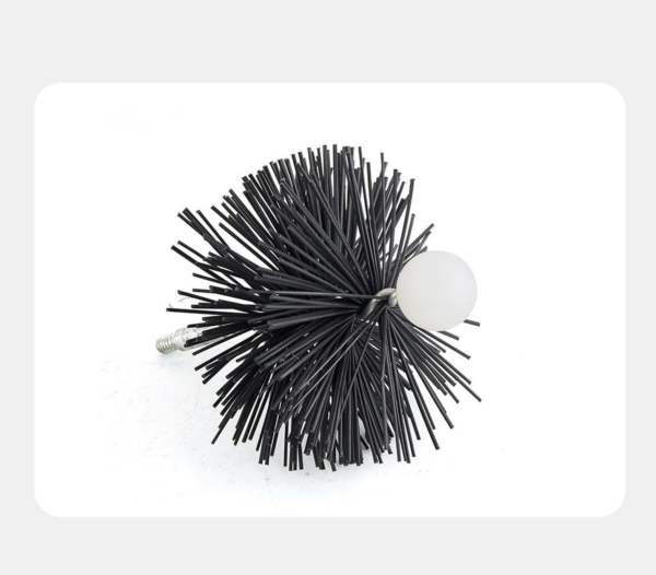 PLASTIC WIRE BRUSH HEAD WITHSMALL BALL