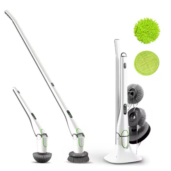 Rechargeable Automatic Electric Scrubber With 7 Brushes - Image 2