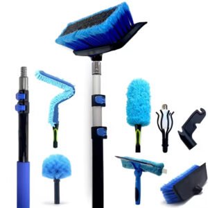 Solar Cleaning Pole Fed Telescopic Brush
