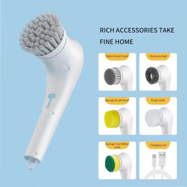 Rechargeable Automatic Cordless Electric Cleaning Brush - Image 2
