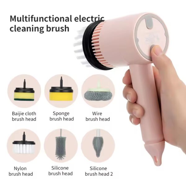 Electric Cleaning Brush Scrubber - Image 2