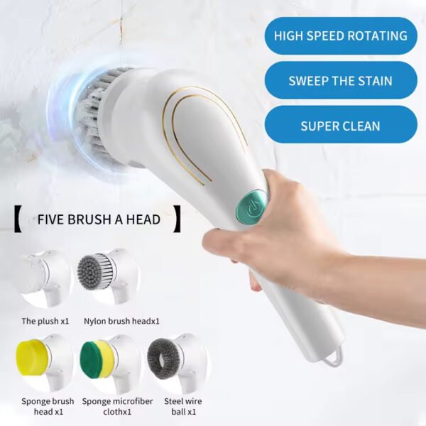 Rechargeable Automatic Cordless Electric Cleaning Brush - Image 3