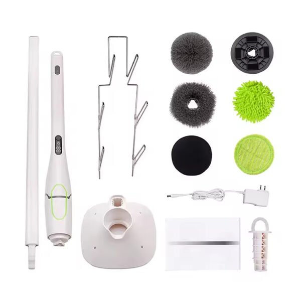 Rechargeable Automatic Electric Scrubber With 7 Brushes - Image 5