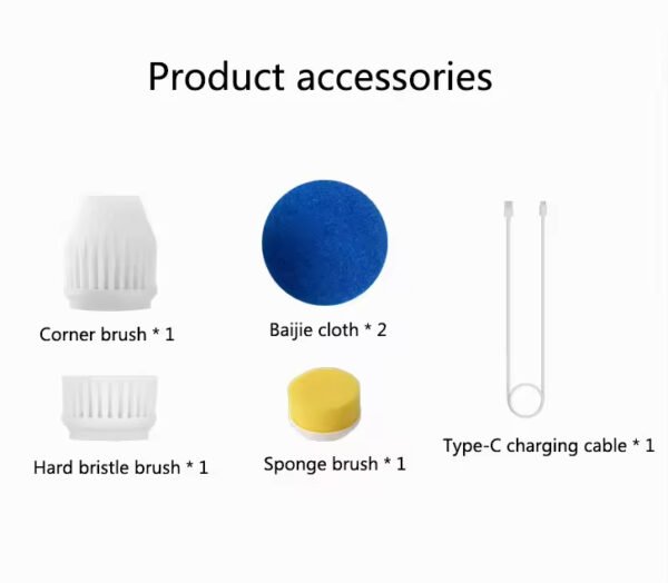 Portable Handheld Scrub with 4 Heads - Image 3