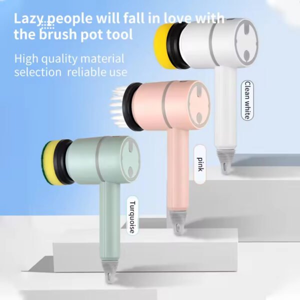 Electric Cleaning Brush Scrubber - Image 4