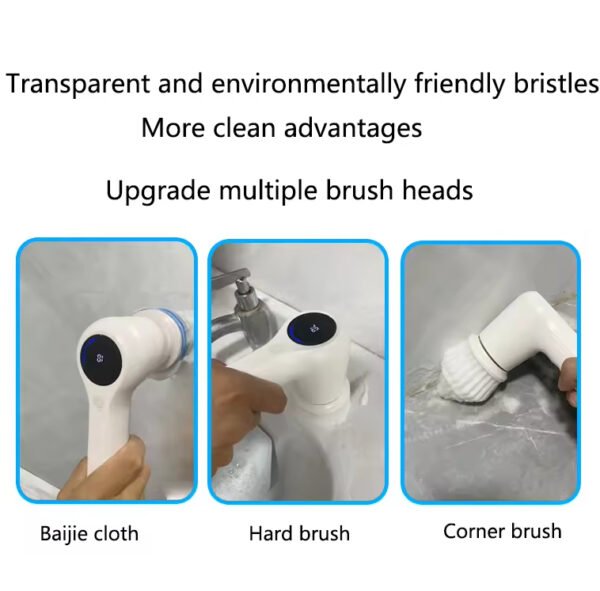Portable Handheld Scrub with 4 Heads - Image 4