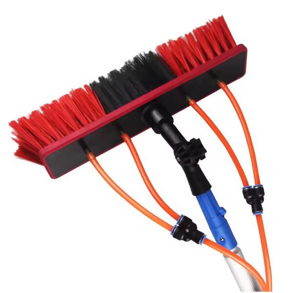 9-40ft Water Fed Telescopic Pole Solar Panel Clean Brush Kit