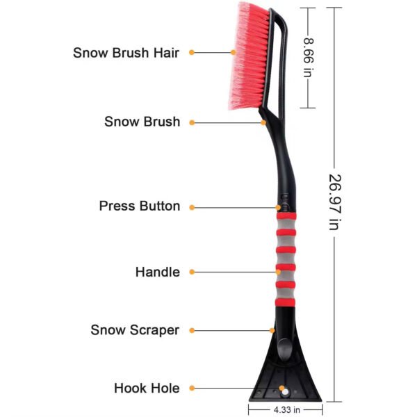 Car Detachable Sweep Snow Scraper - Image 4